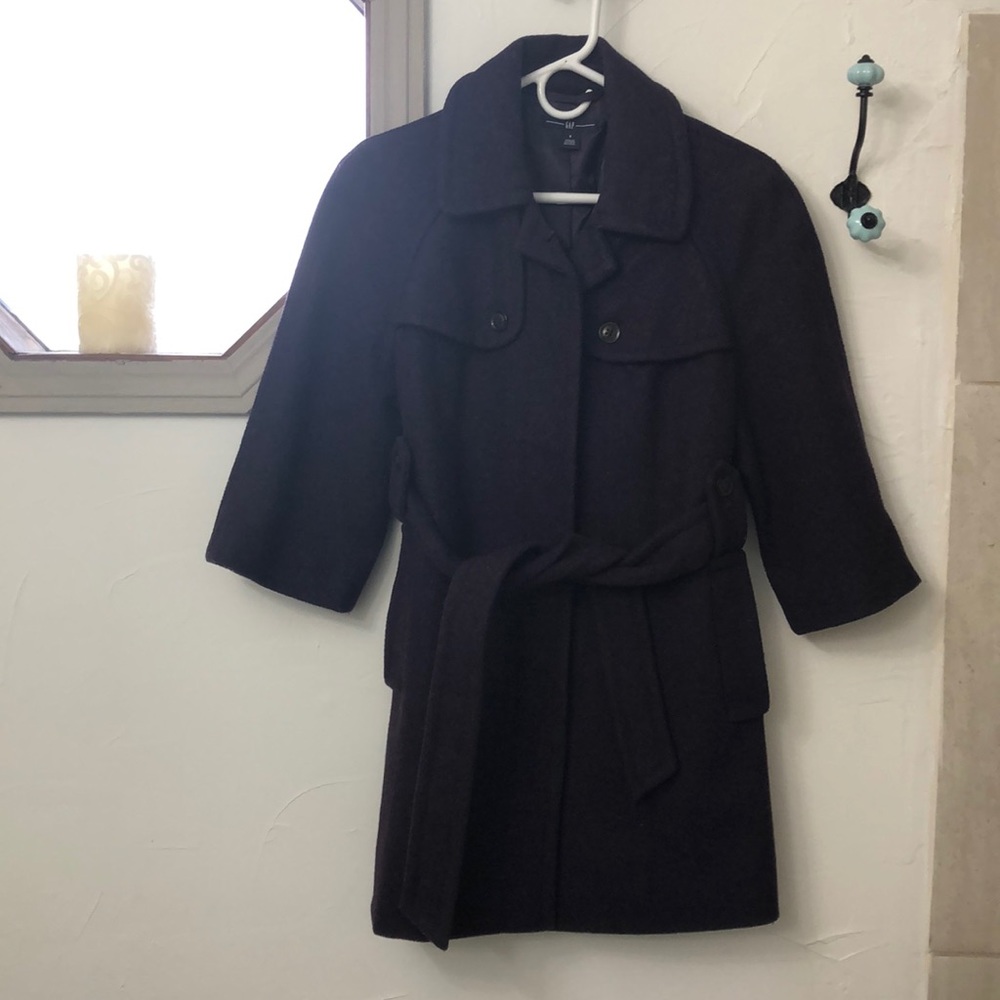 Purple pea coat